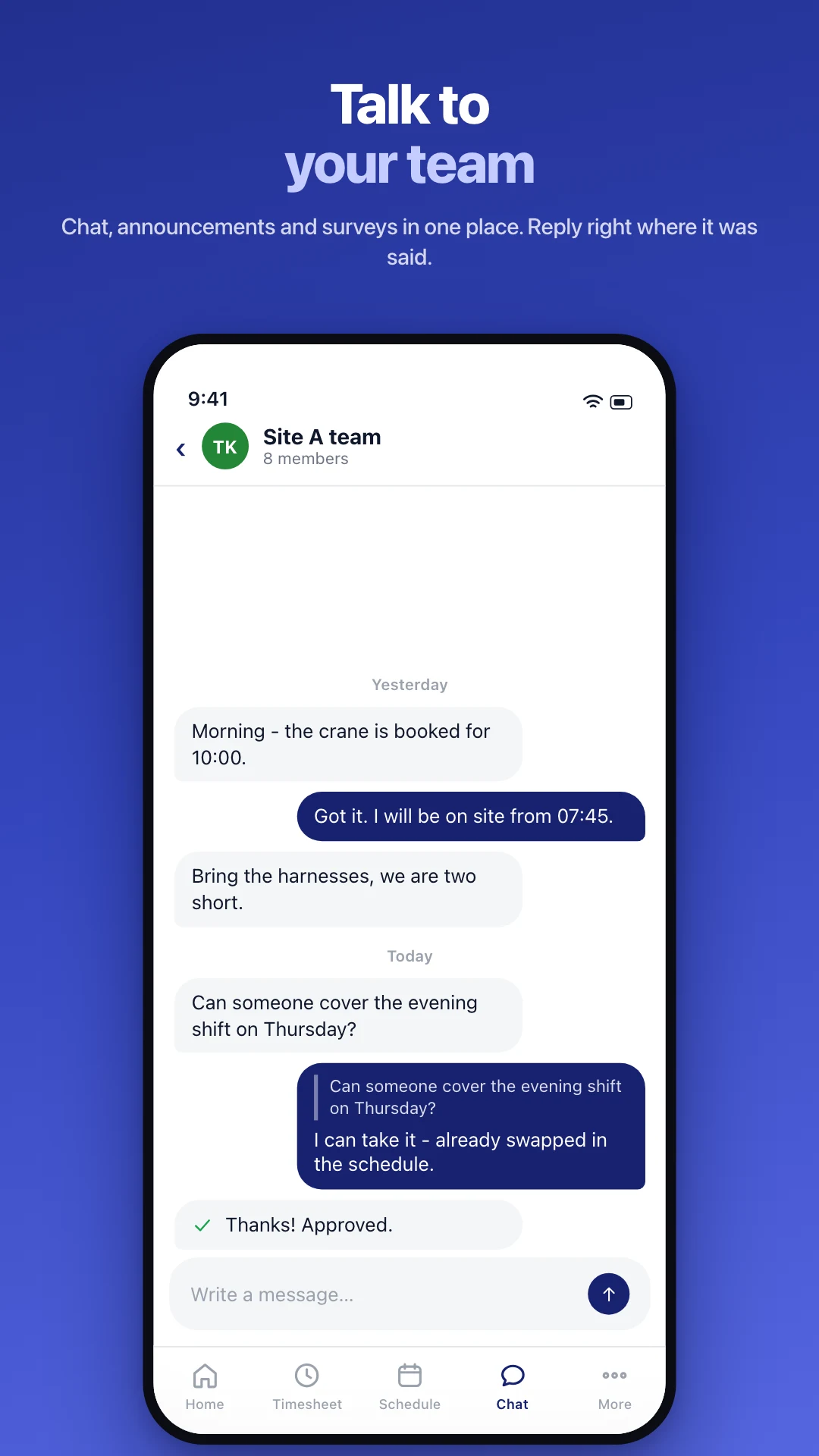 Hours24 - Time Tracking & HR screenshot